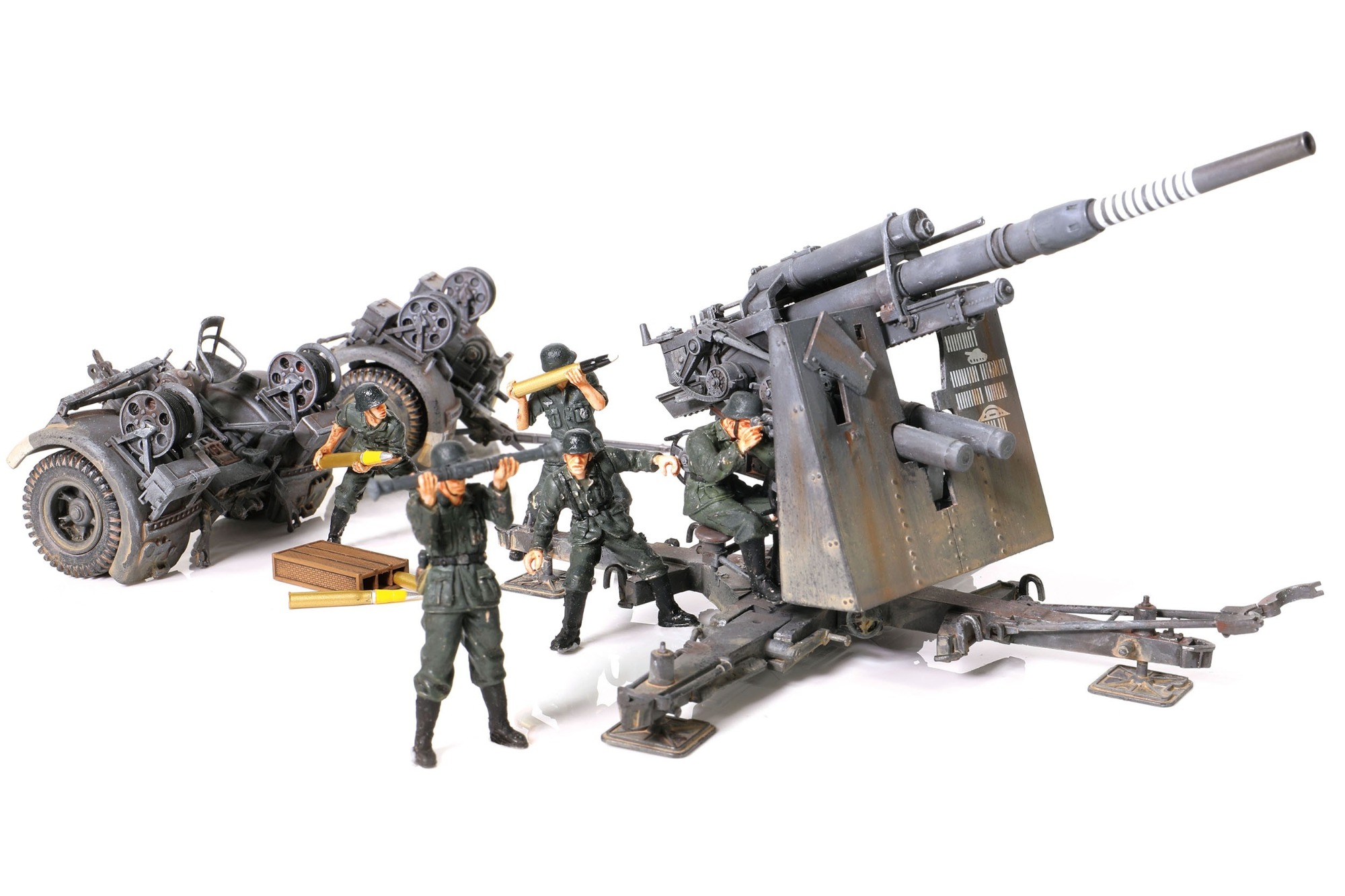 FOV-801008A 德军88毫米高射炮，Flak 36型基座配Flak 36型分段式炮管