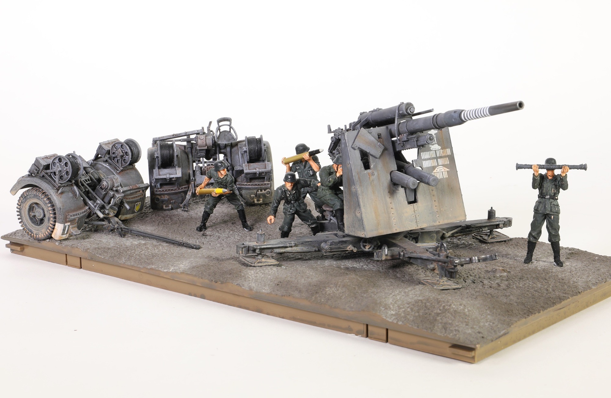 德军88毫米高射炮，Flak 36型基座配Flak 36型分段式炮管