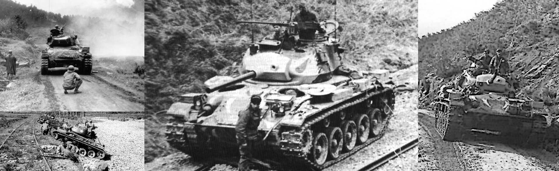 美國陸軍M24 "霞飛" 輕型戰車（送上可指定款木紋框展示台）