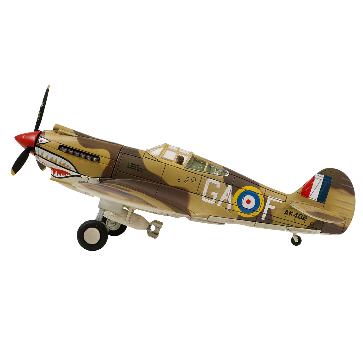 英国皇家空军寇帝斯 P-40B / 战斧Mk IIB